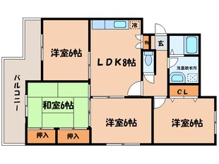 サンマンション西七条の物件間取画像